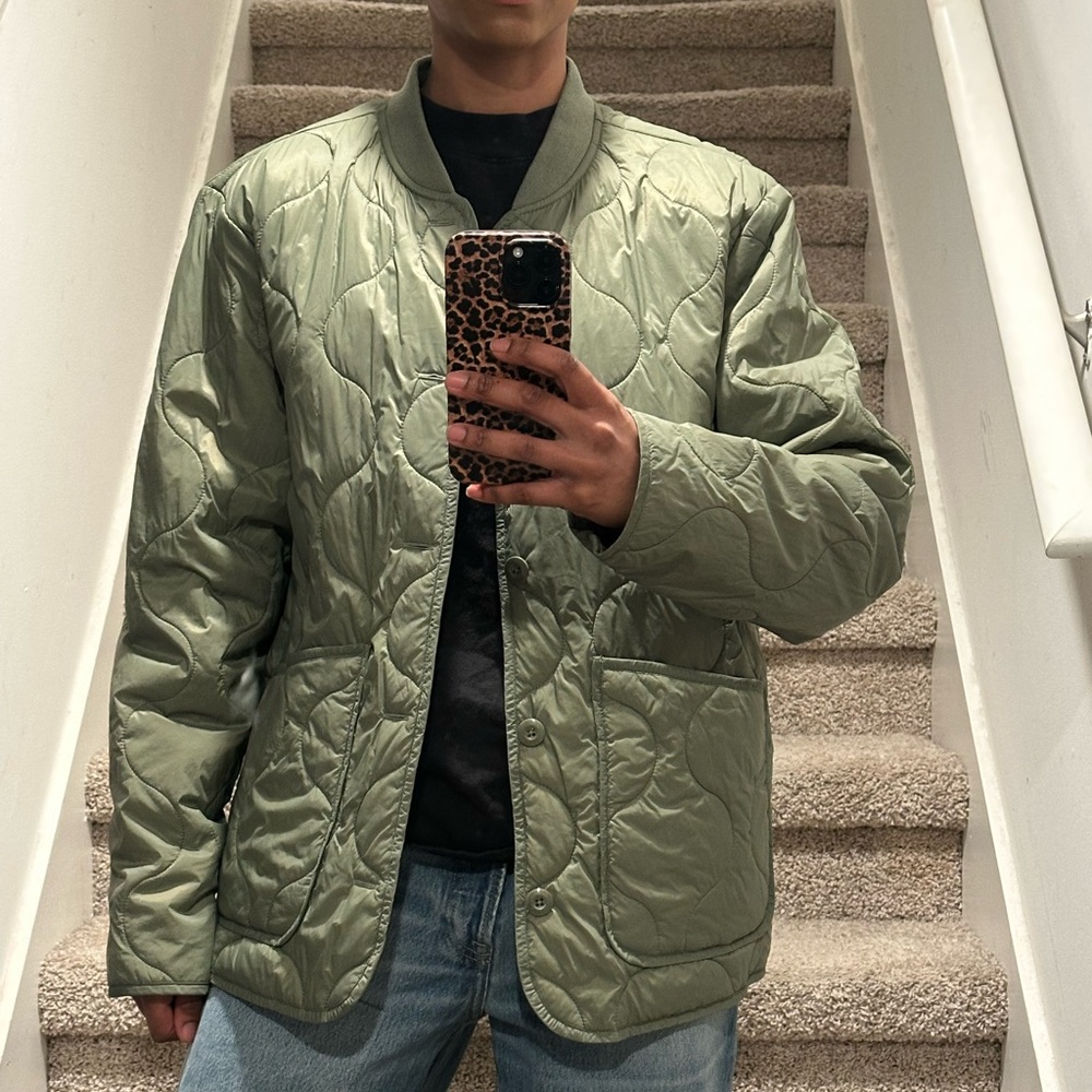 Old Navy Sage Quilted Jacket